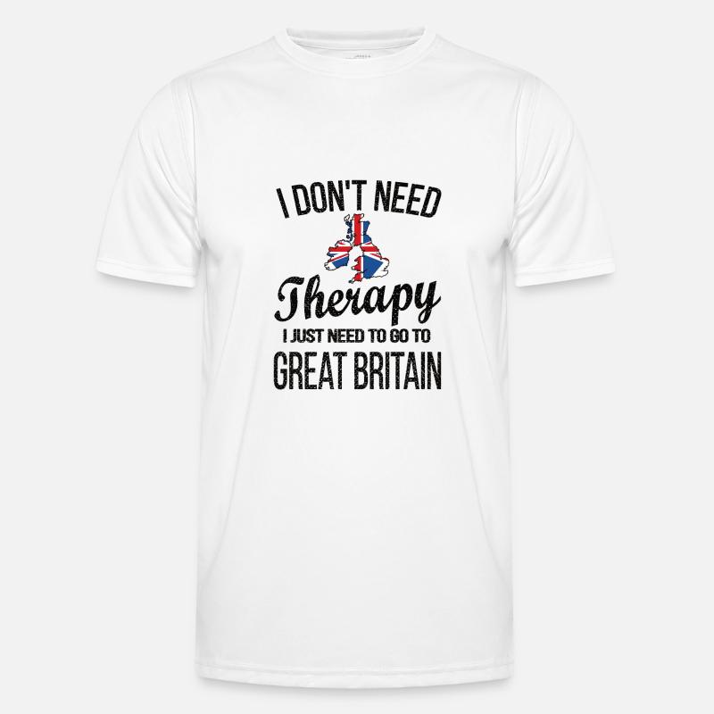 British Great Britain Origine Drapeau britannique T-shirt sport Homme