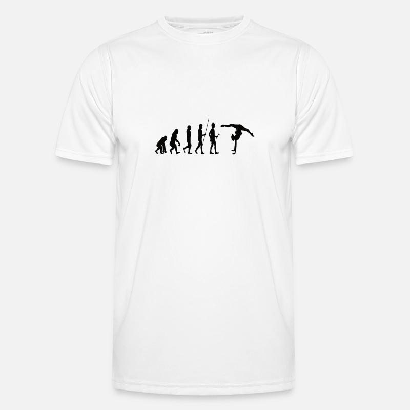 Gymnastics Evolution - Men's Functional T-Shirt - white