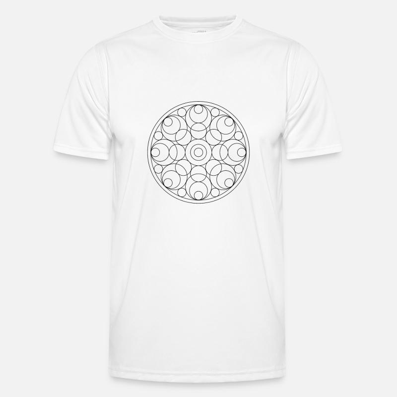 Comté de Mandala T-shirt sport Homme
