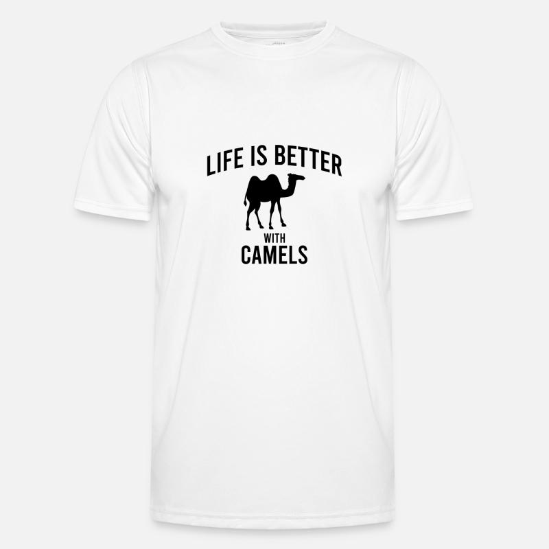 Camel Kamel Spruch Männer Funktions-T-Shirt