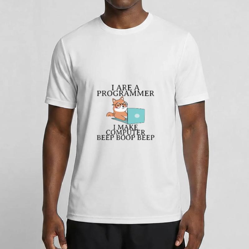 I Are A Programmer I Make Computer Beep Boop Beep4 Männer Funktions-T-Shirt