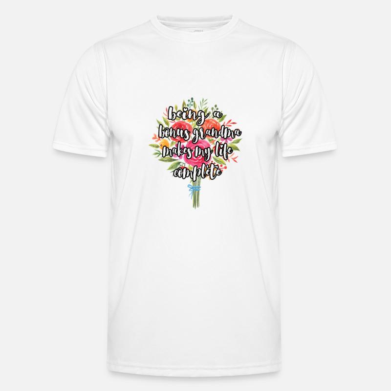 Stolze Bonus-Oma Beste Stiefgroßmutter Geschenk Männer Funktions-T-Shirt