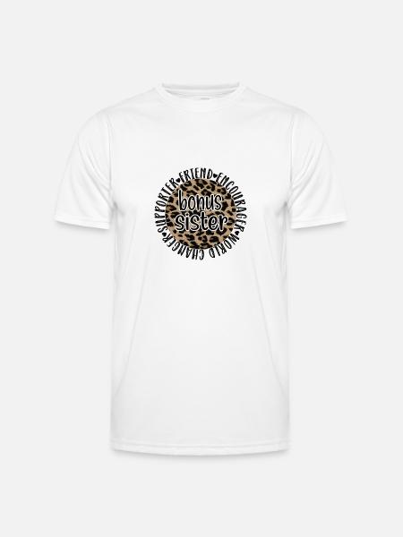 Bonus-Schwester Geschenk Beste Stiefschwester - Männer Funktions-T-Shirt - Weiß