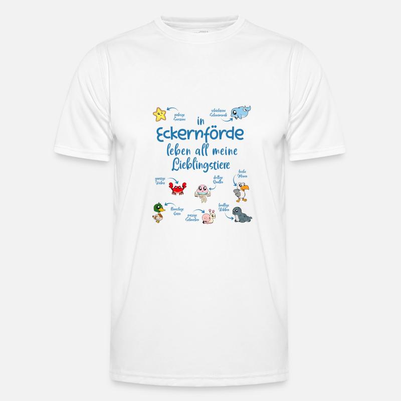 Meine Lieblingstiere in Eckernförde Männer Funktions-T-Shirt