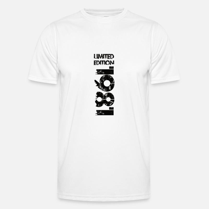 Limited Edition 1981 - Men's Functional T-Shirt - white