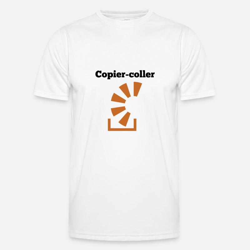 Copier Coller Programmer Software Developer Nerd G Männer Funktions-T-Shirt
