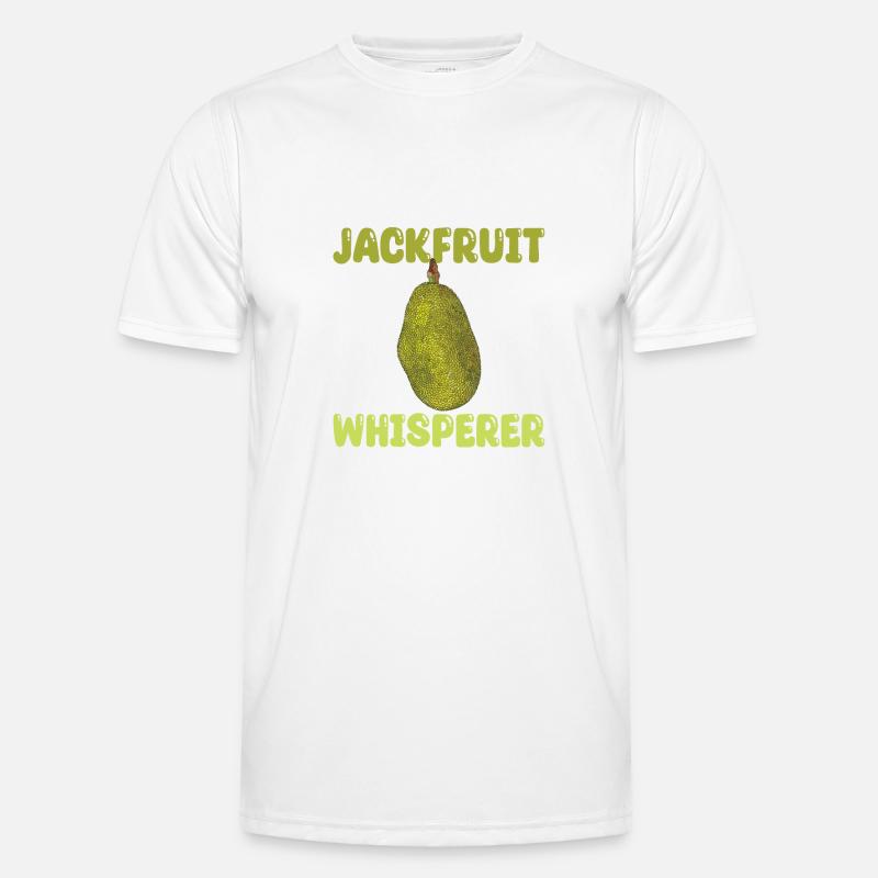 Jackfrucht Flüsterer - Männer Funktions-T-Shirt - Weiß