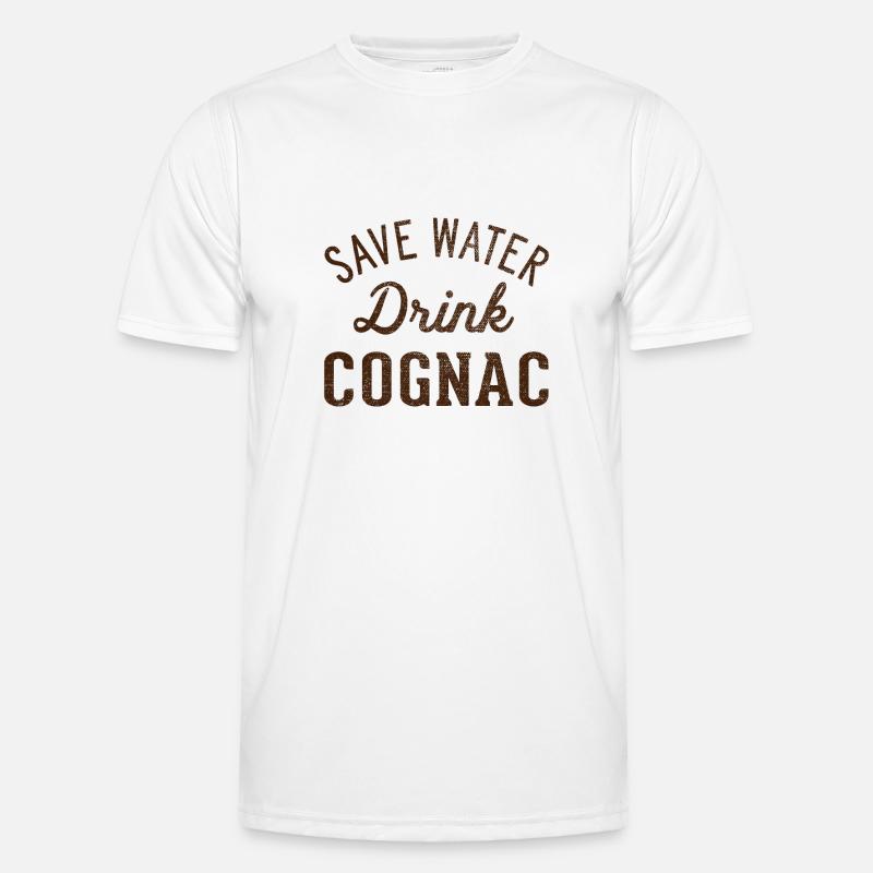 Save water, drink cognac Men's Functional T-Shirt