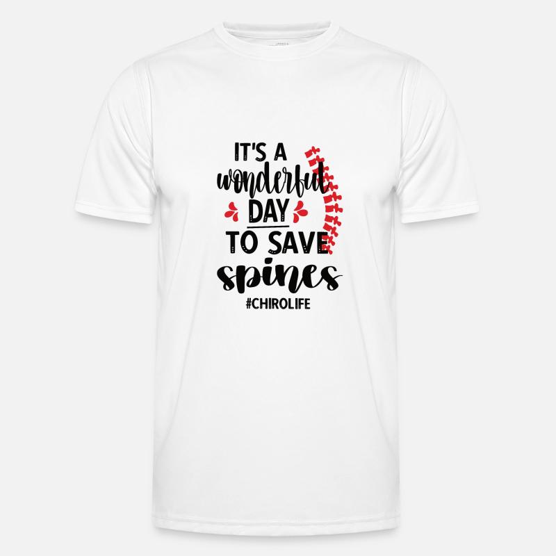 Chiropractor Chiropractic Chiropractor - Men's Functional T-Shirt - white