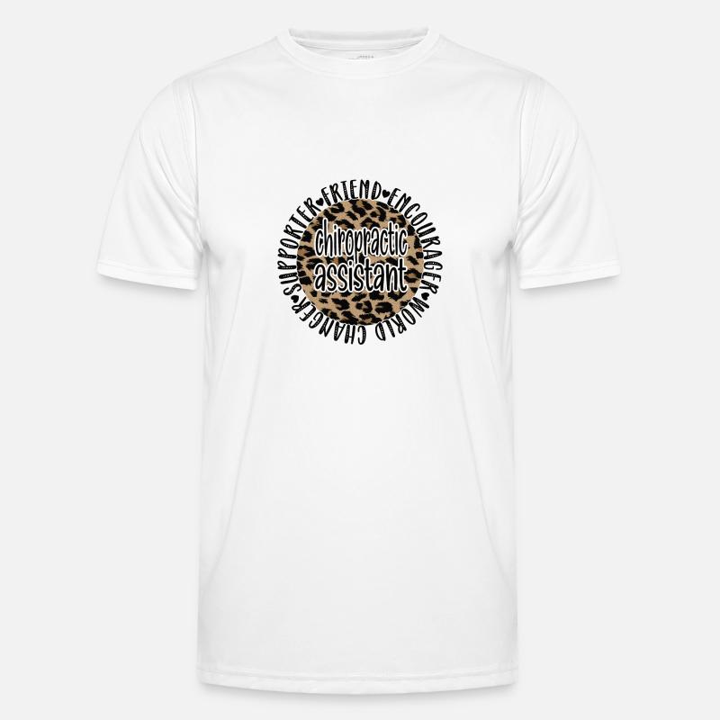 Chiropraktischer Assistent Chiropraktik-Assistent - Männer Funktions-T-Shirt - Weiß
