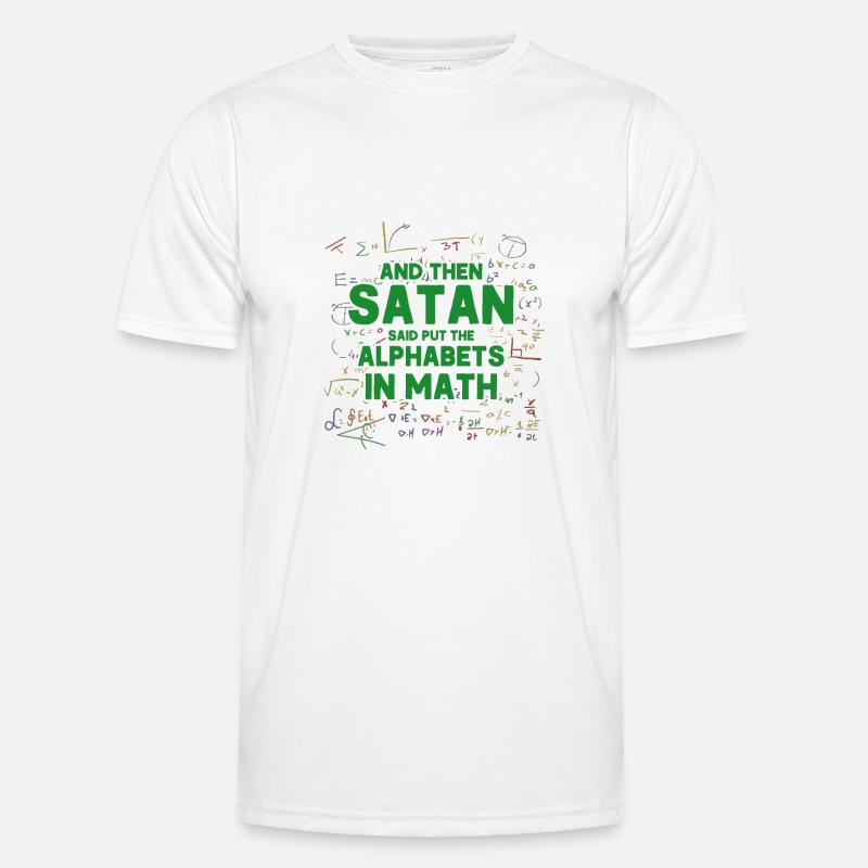 Math Mathematics Science Math Gift - Men's Functional T-Shirt - white