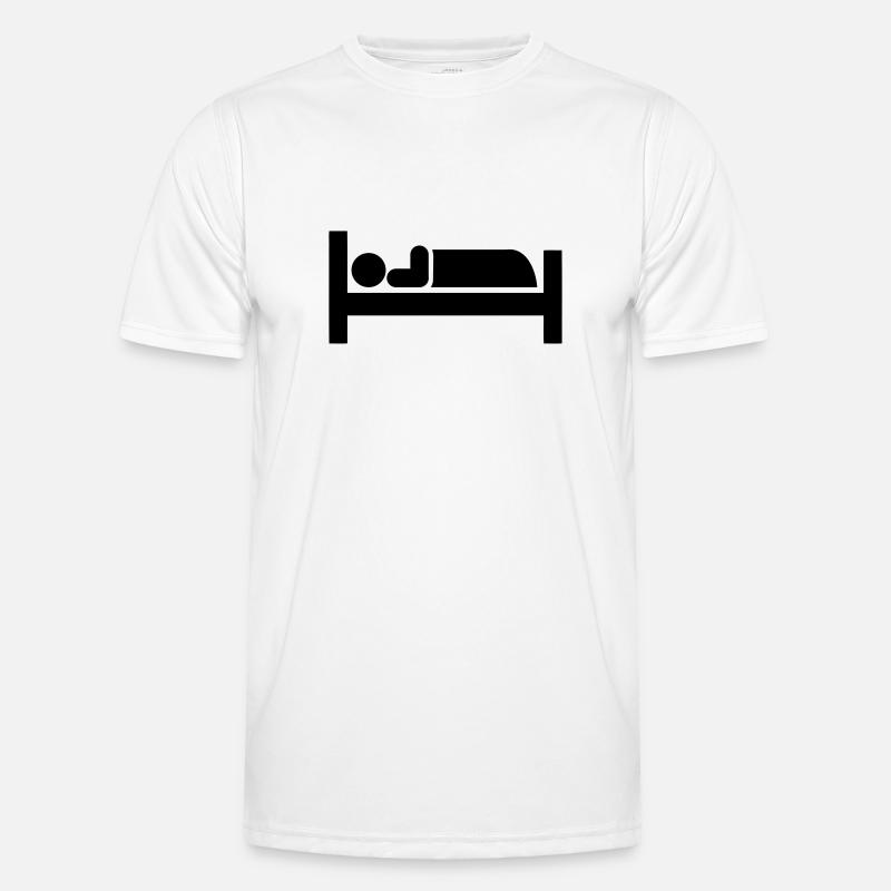 Schlafen Männer Funktions-T-Shirt
