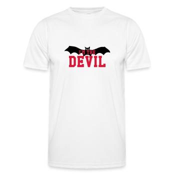 I'm the DEVIL - Men's Functional T-Shirt - white - Front - AI Model Male 178 dark (178cm)