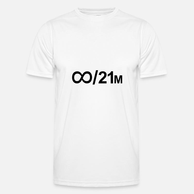 Bitcoin Infinite by 21 million Men's Functional T-Shirt