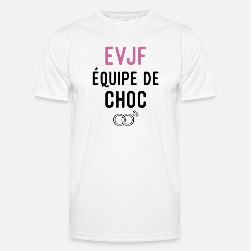 équipe de choc evjf T-shirt sport Homme