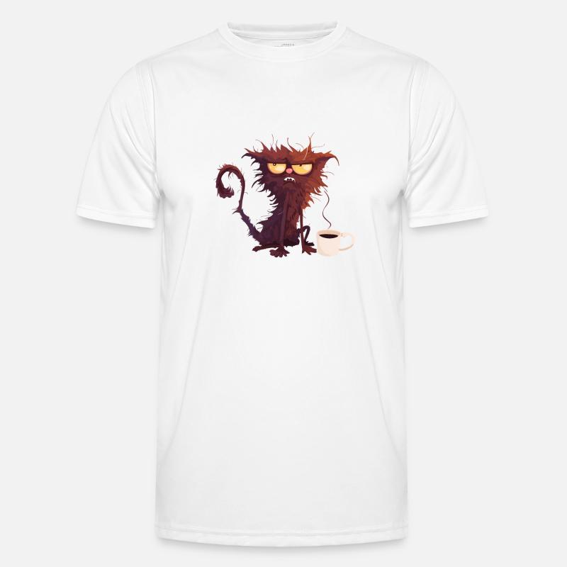 Chat Café Bad Day Kitty T-shirt sport Homme