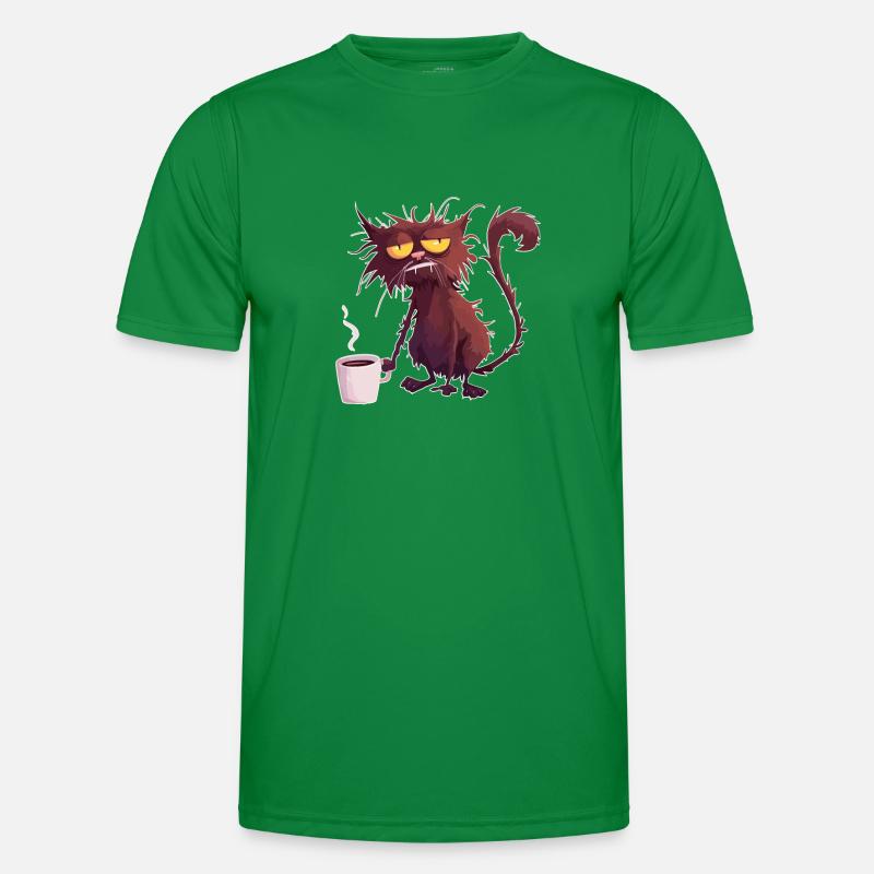 Chat Café Bad Day Kitty T-shirt sport Homme