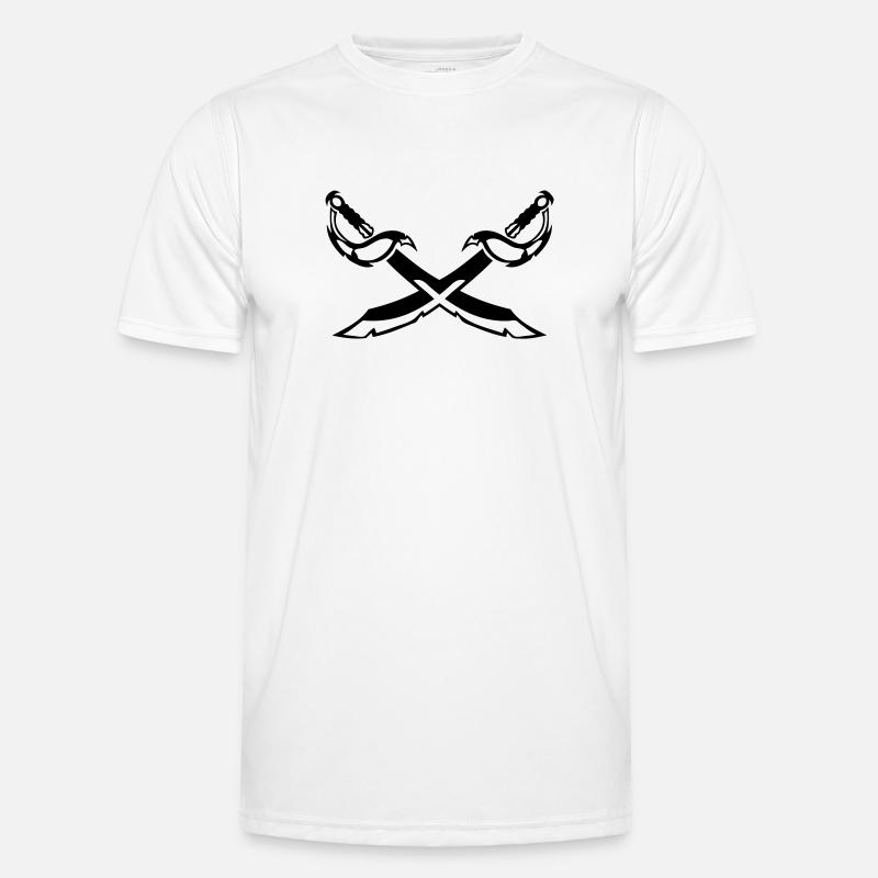 sabre croise epee 202 T-shirt sport Homme