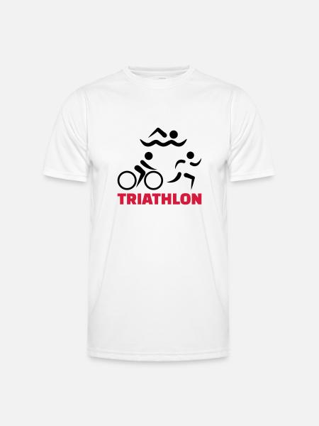 Triathlon - Men's Functional T-Shirt - white