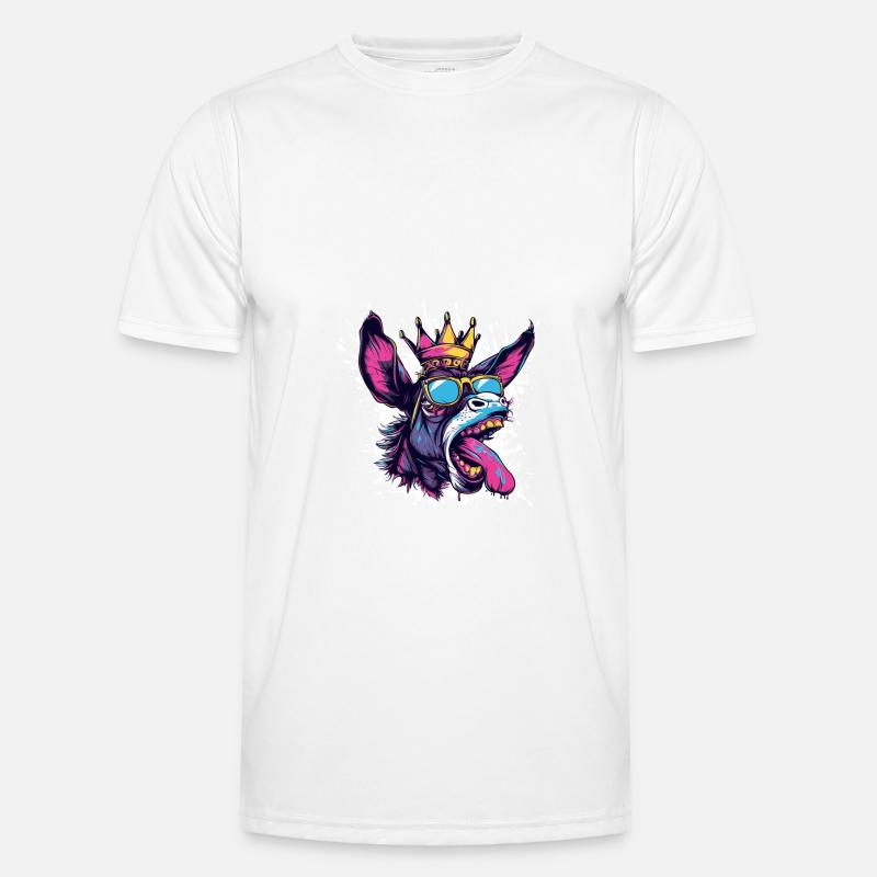 Donkey Comic - Men's Functional T-Shirt - white