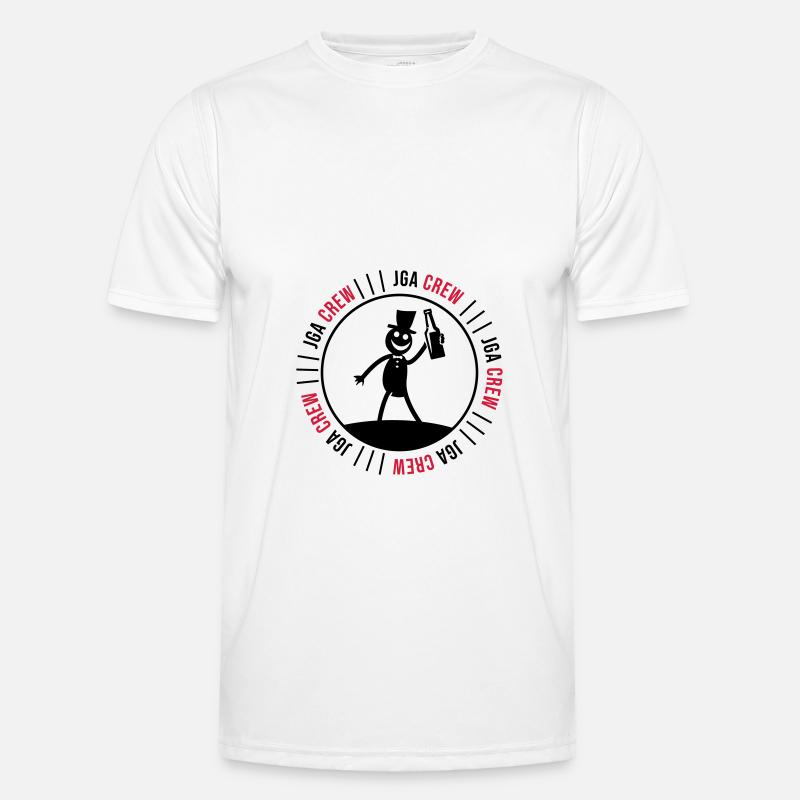 Bachelor Party Crew - Men's Functional T-Shirt - white