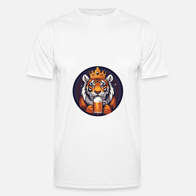 Tiger Beer Comic - Men's Functional T-Shirt - white