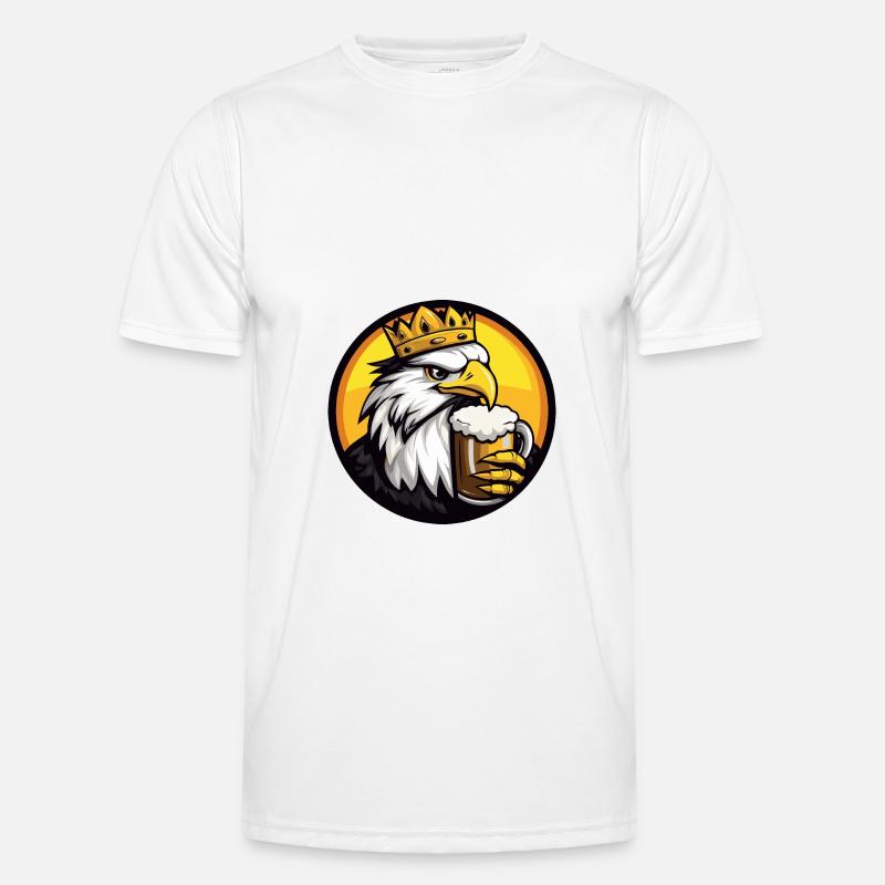 Eagle Beer Comic - Men's Functional T-Shirt - white