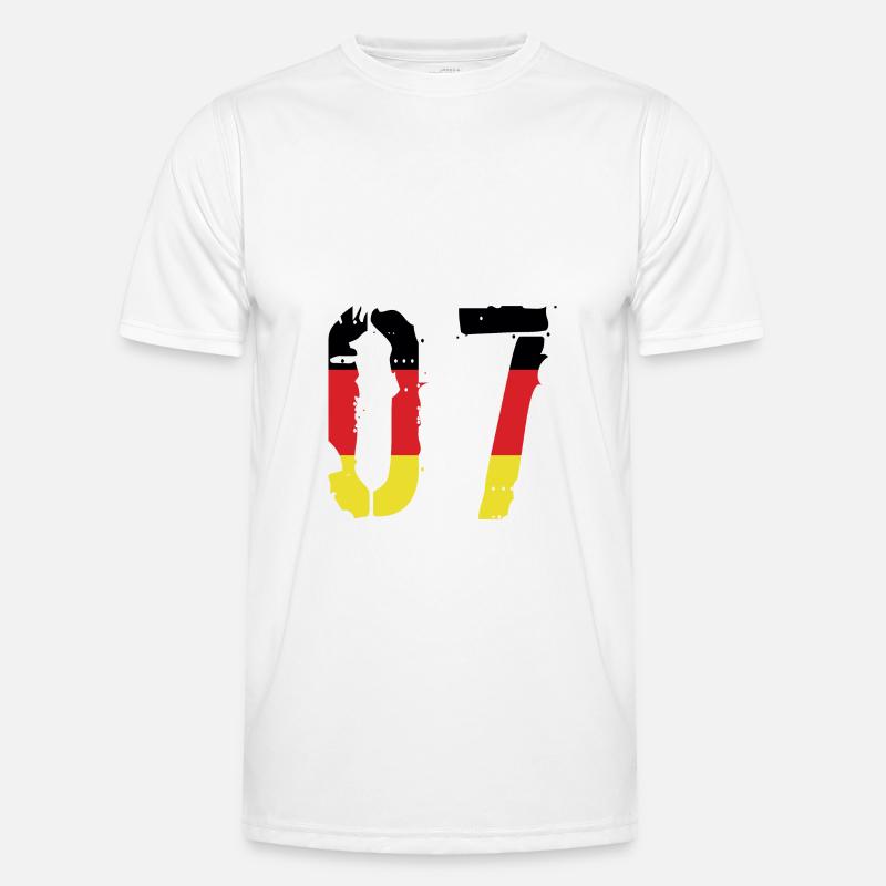 7 Number Germany Jersey - Men's Functional T-Shirt - white