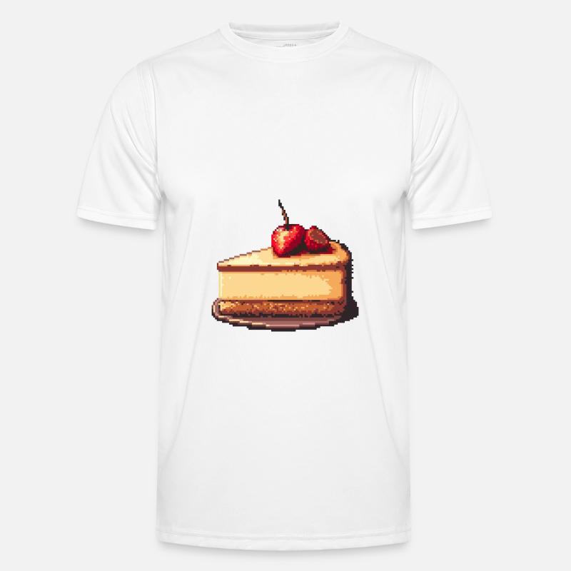 Cheesecake Pixel Men's Functional T-Shirt