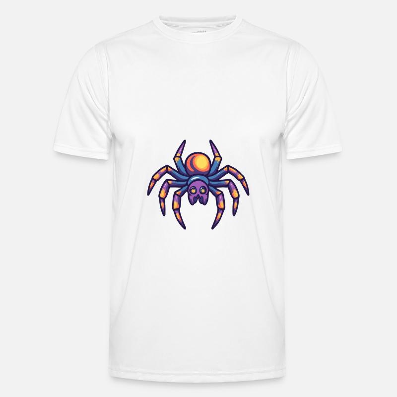 Tarantula Halloween Comic - Men's Functional T-Shirt - white