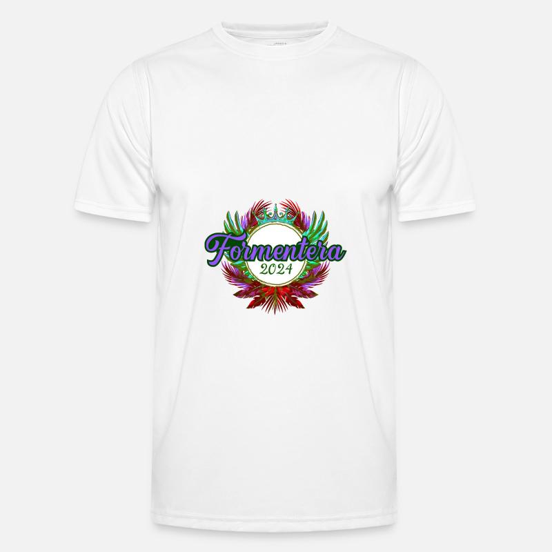 Formentera 2024 Team - Men's Functional T-Shirt - white