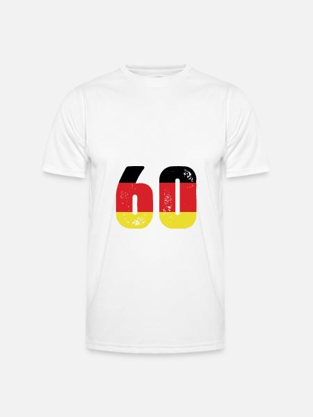 60 Numéro Jersey Allemagne - T-shirt sport Homme - blanc