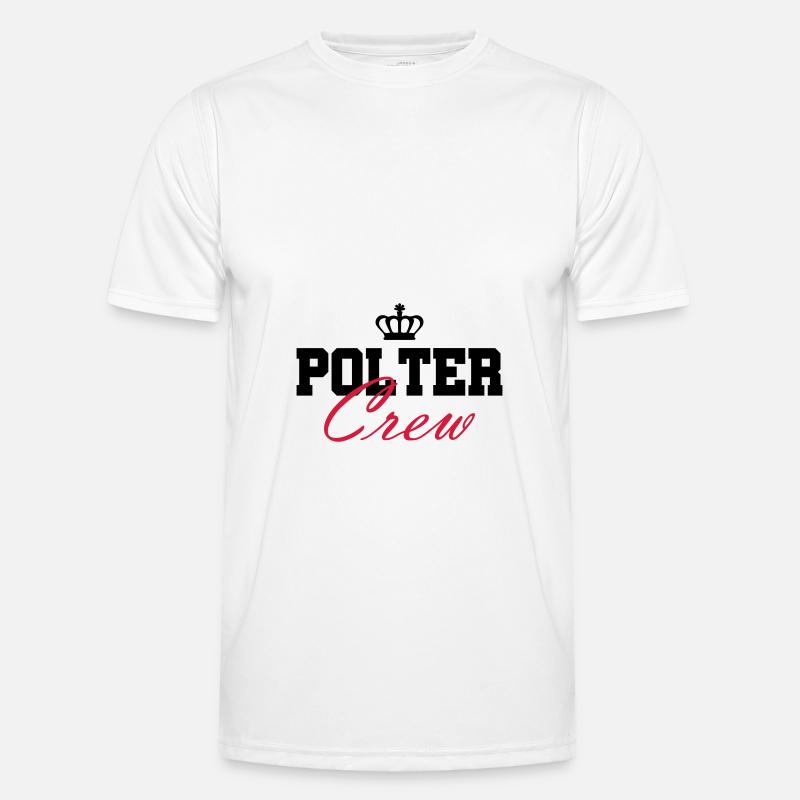 Polter Crew Engagement Wedding Men's Functional T-Shirt
