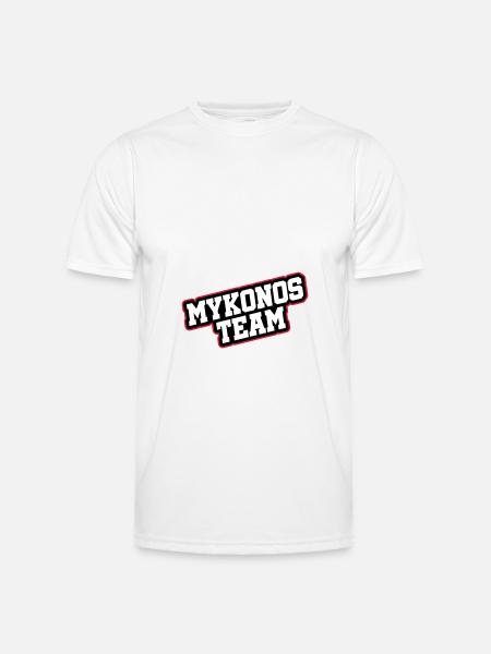 Mykonos Team - Men's Functional T-Shirt - white
