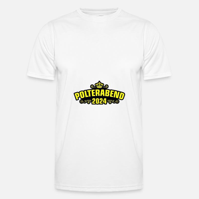 Bachelor Party 2024 - Men's Functional T-Shirt - white