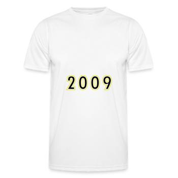 2009 Jahr Geburtstag - Männer Funktions-T-Shirt - Weiß - Vorne - AI Model Male 178 dark (178cm)