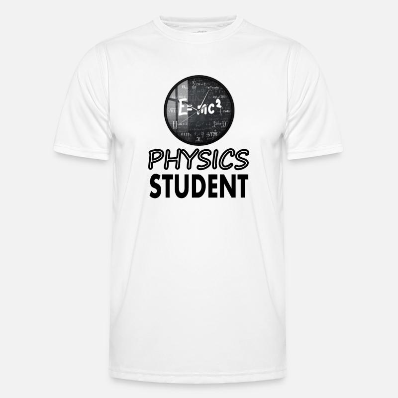 Physik Student Physikstudium Physikstudentin - Männer Funktions-T-Shirt - Weiß