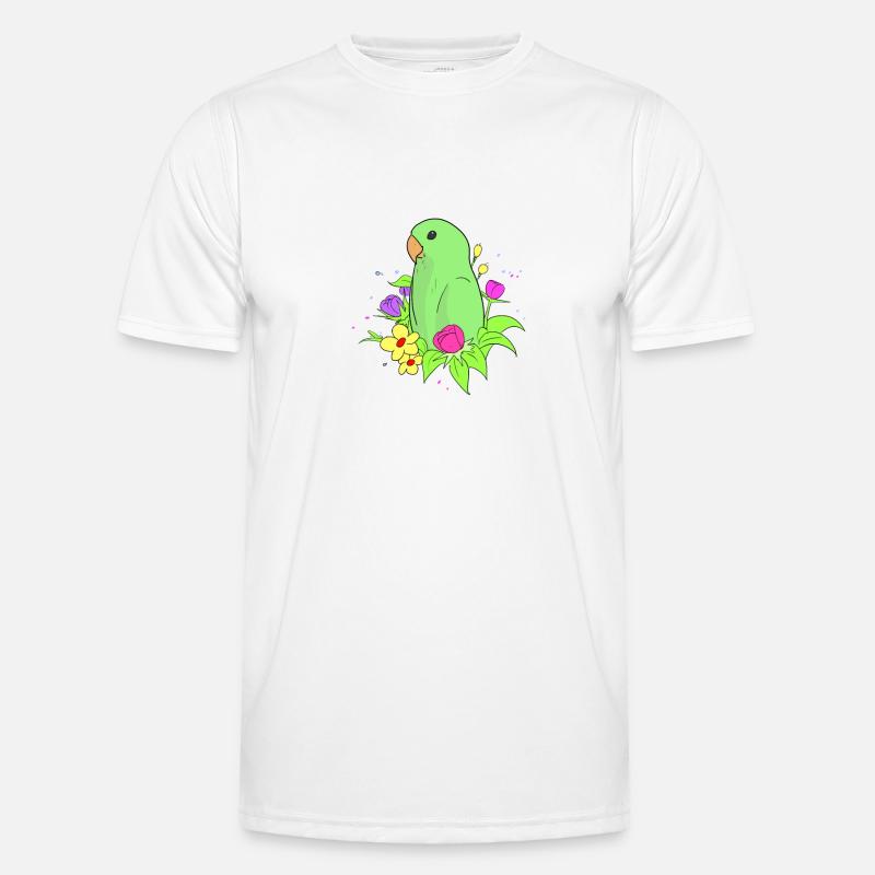 Dwarf Parrot Parakeet Parrots Inseparable Men's Functional T-Shirt