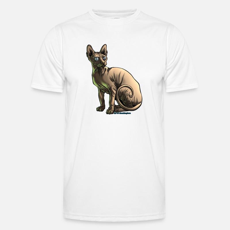 sushi le chat sphynx T-shirt sport Homme