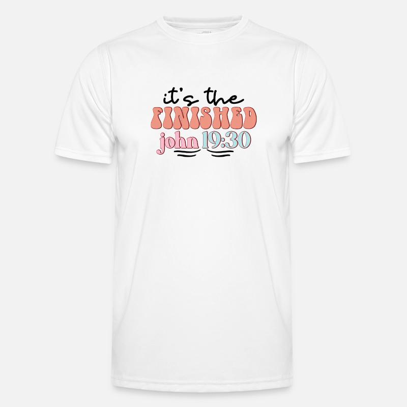 It's done - Men's Functional T-Shirt - white