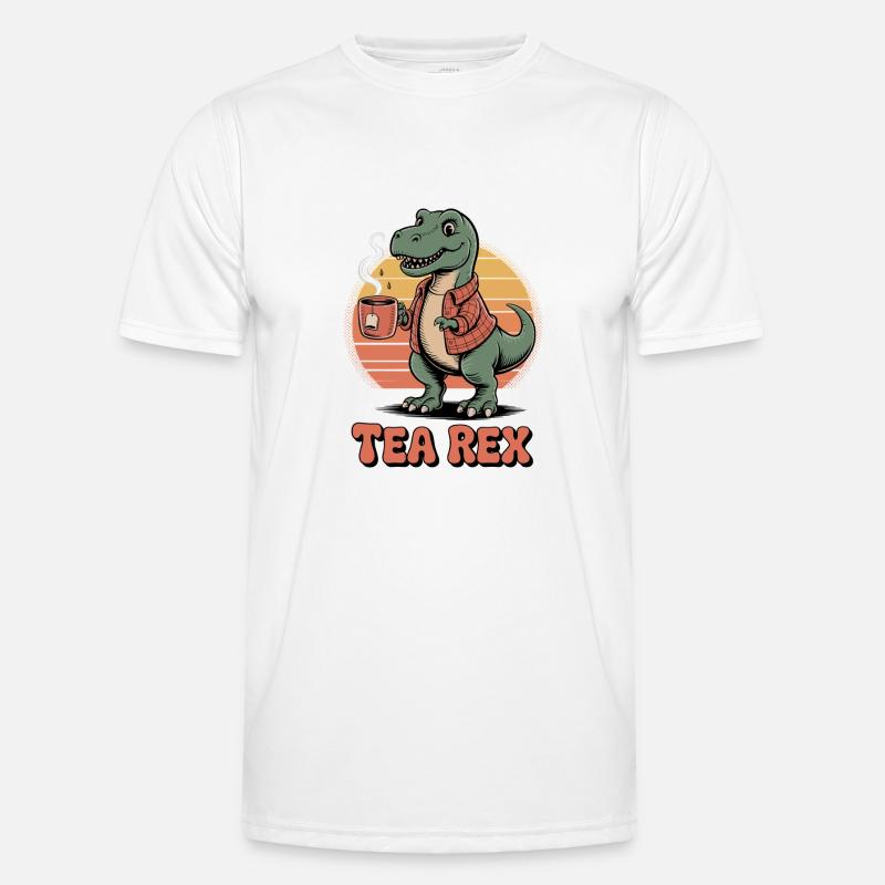 Tee-Rex-Dinosaurier Männer Funktions-T-Shirt