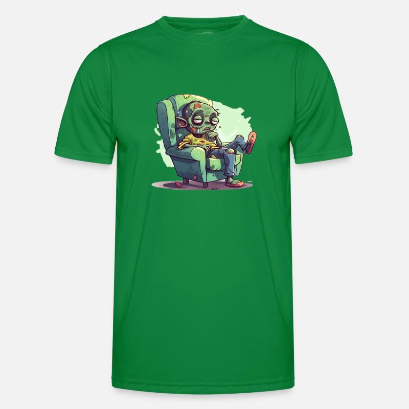 Zombie Relaxation: A Break from the Apocalypse Men's Functional T-Shirt