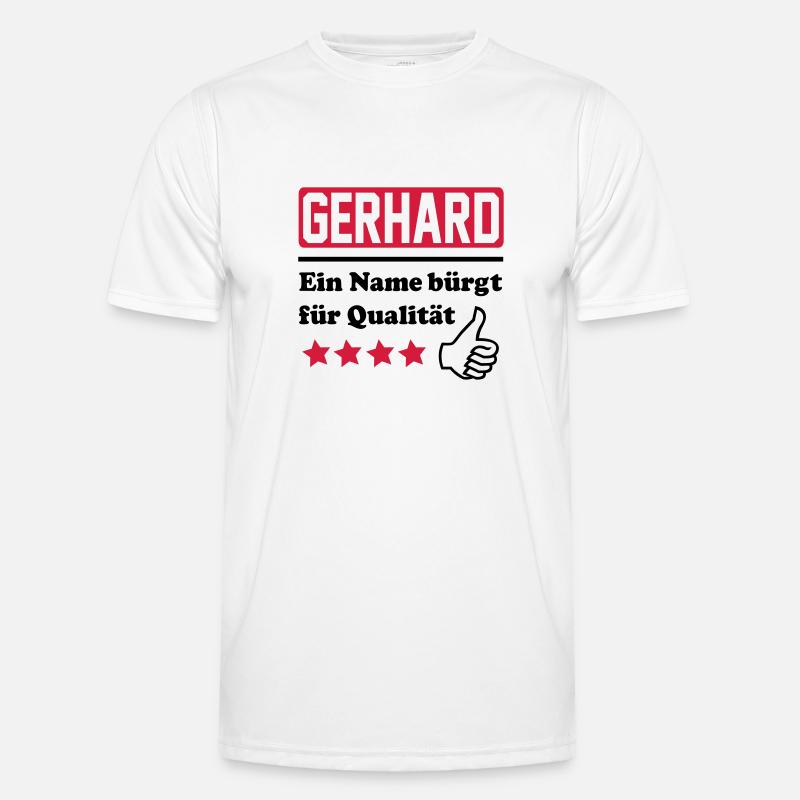 gerhard - Men's Functional T-Shirt - white