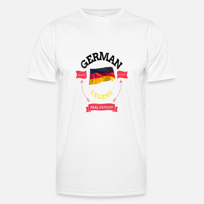 Deutscher Legend Deutschlandfahne Geschenk gift Männer Funktions-T-Shirt