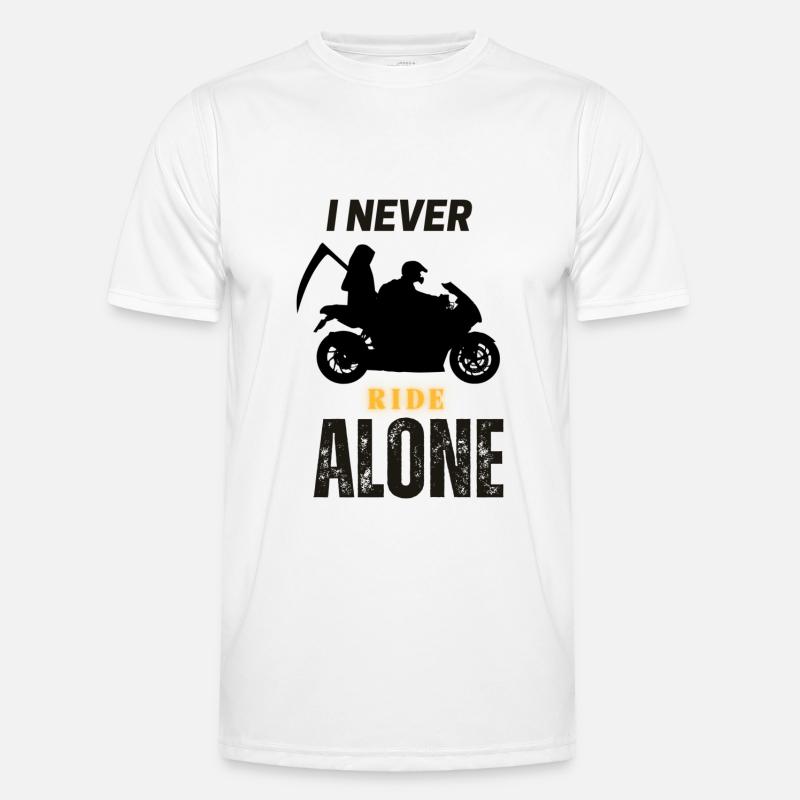 I never ride alone Men's Functional T-Shirt