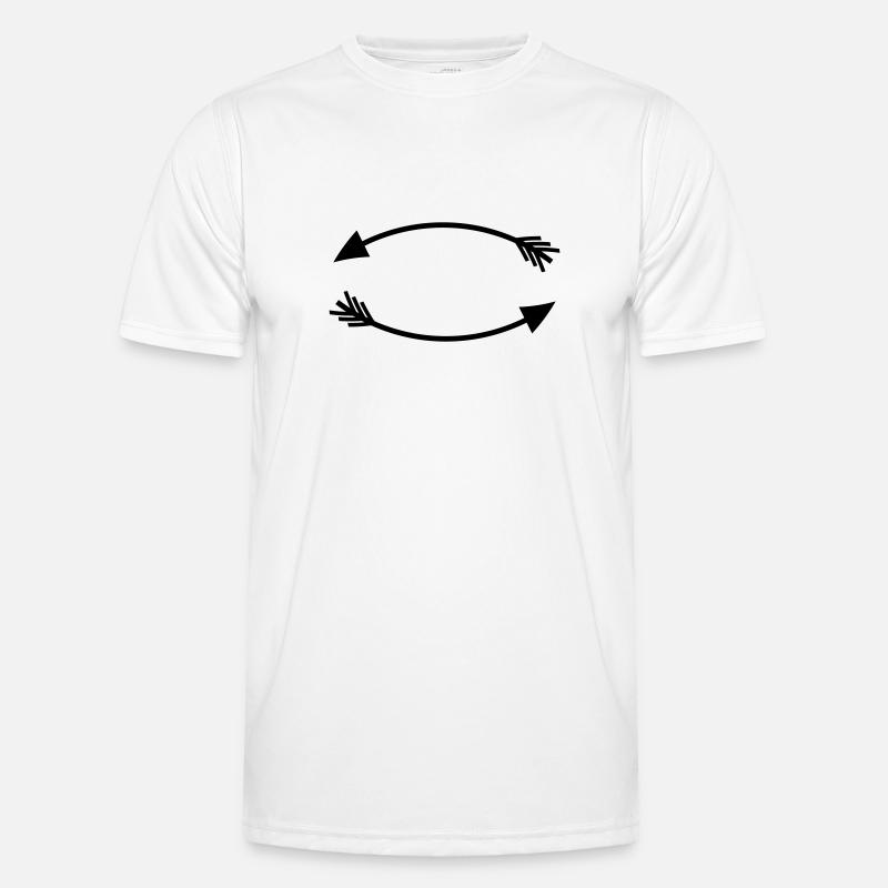 Zwei Pfeile Männer Funktions-T-Shirt