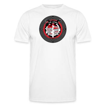 Die Eidechse Cornwall - Männer Funktions-T-Shirt - Weiß - Vorne - AI Model Male 178 dark (178cm)