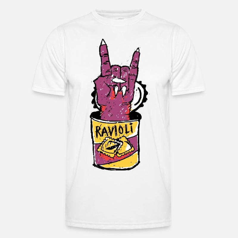 Ravioli Rocks Männer Funktions-T-Shirt