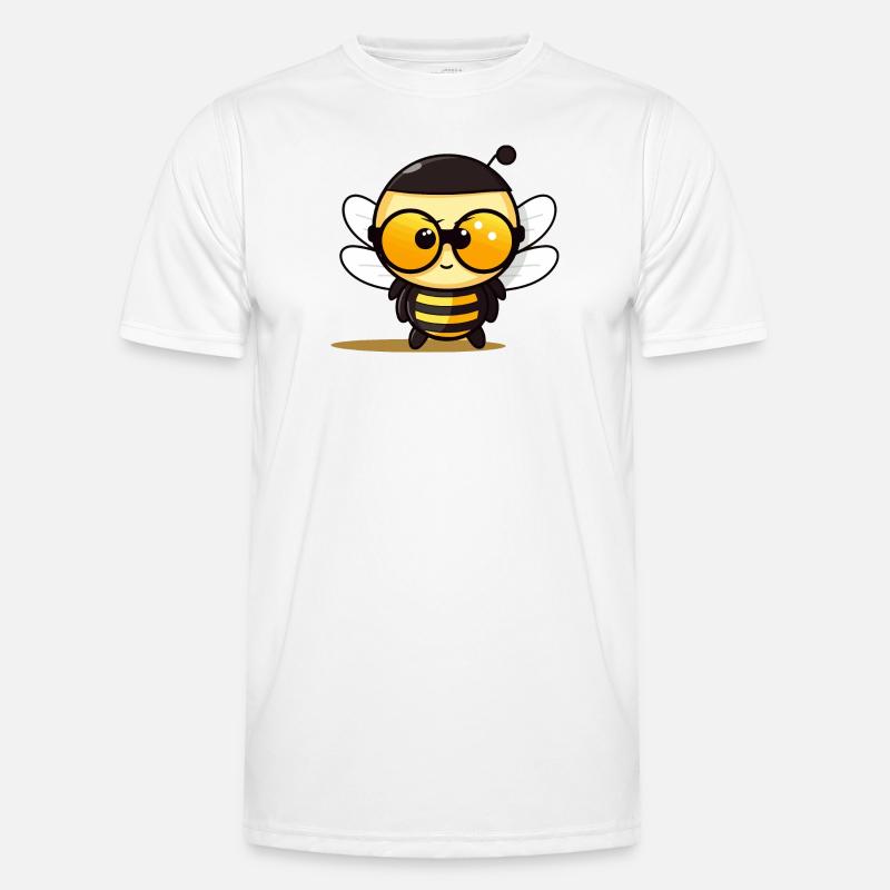 Bee Sunglasses Brummer Honey Bee Men's Functional T-Shirt