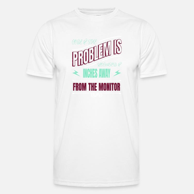 Geek Jokes Computer Freak Statement Gift Men's Functional T-Shirt